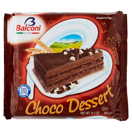 BALCONI TORTA CHOCO DESSERT 400g (6 in a box)