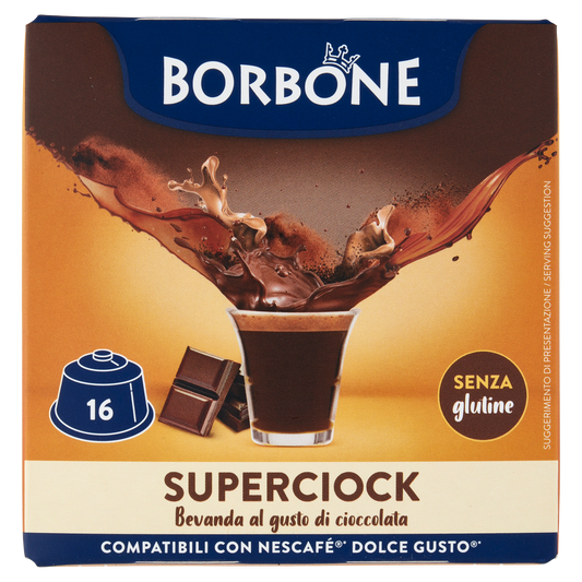 BORBONE SUPERCIOCK NESCAFE' DOLCE GUSTO X 16 320g (4 in a box)