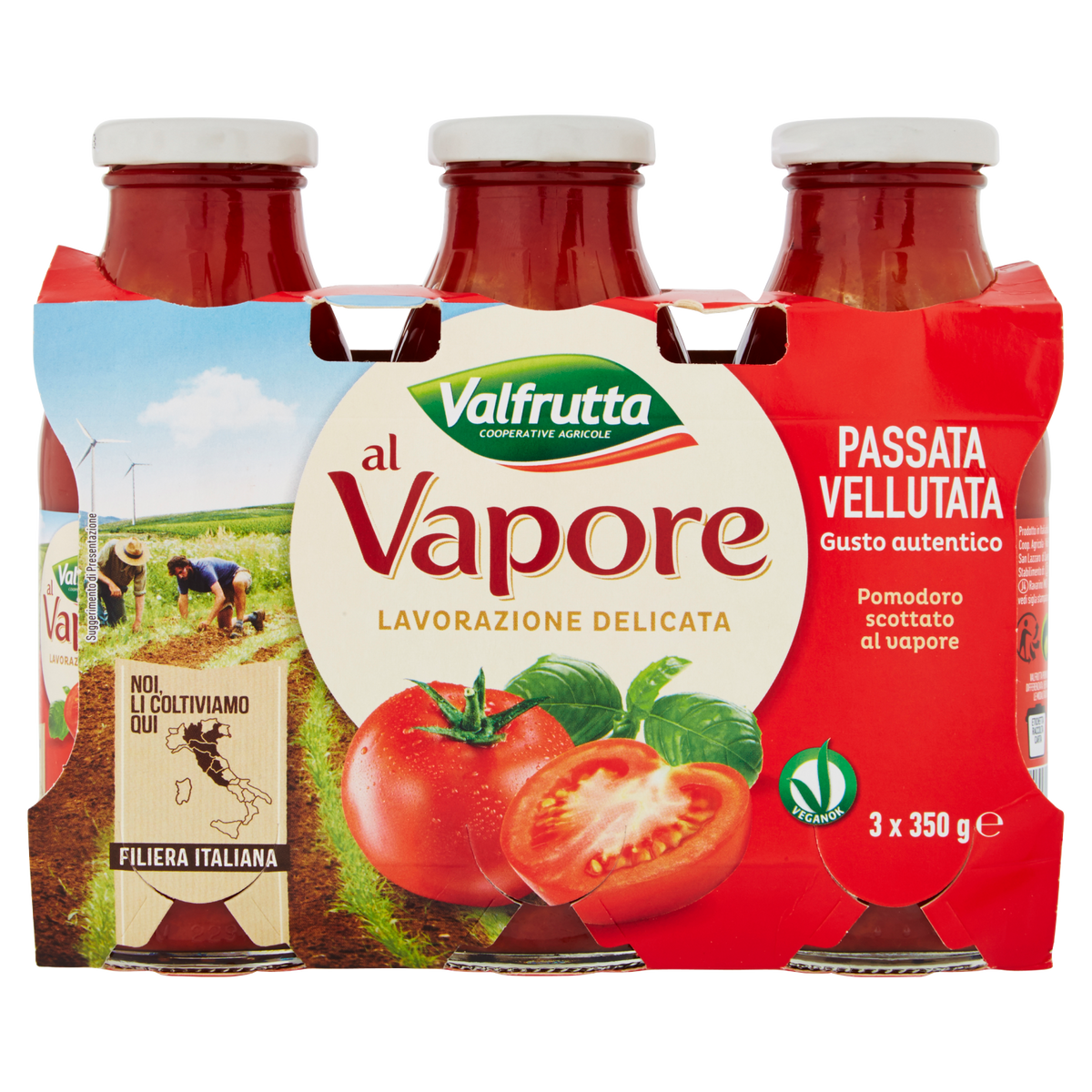 Passata Box VALFRUTTA PASSATA 350g X3 (4 in a box)available from our italian retai ...