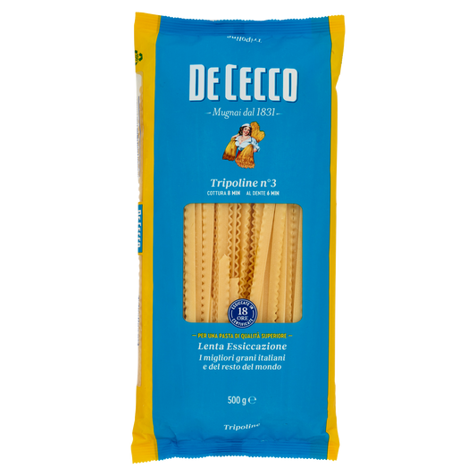 DE CECCO LE SPECIALITA' TRIPOLINE N.3 500g (24 in a box)