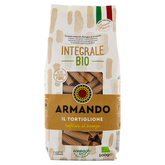 ARMANDO TORTIGLIONE INTEGRALE ORGANIC 500g (12 in a box)