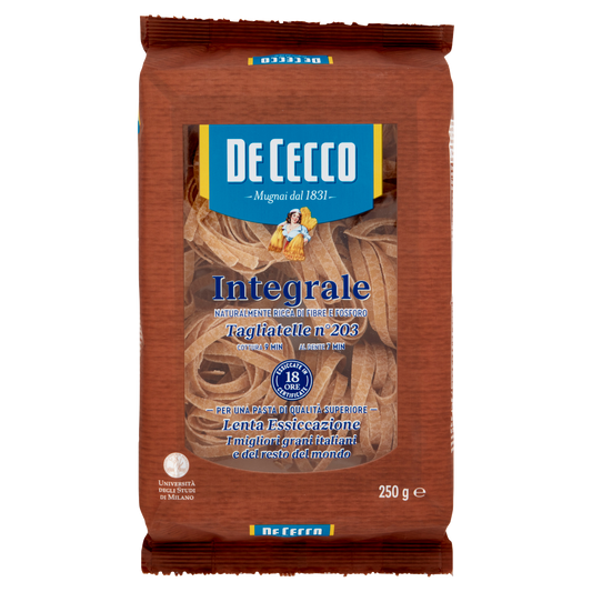 DE CECCO TAGLIATELLE INTEGRALI 250g (12 in a box)