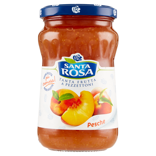 SANTA ROSA CONFETTURA PESCHE 350g (12 in a box)available from our italian retail store