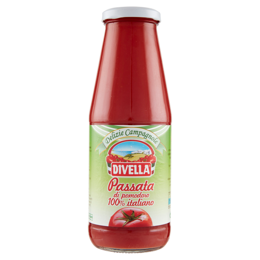 DIVELLA PASSATA DI POMODORO 680g (12 in a box)available from our italian retail store