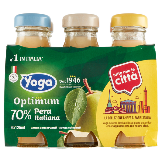 YOGA OPTIMUM SUCCO PERA 125mlX6 750ml (8 in a box)