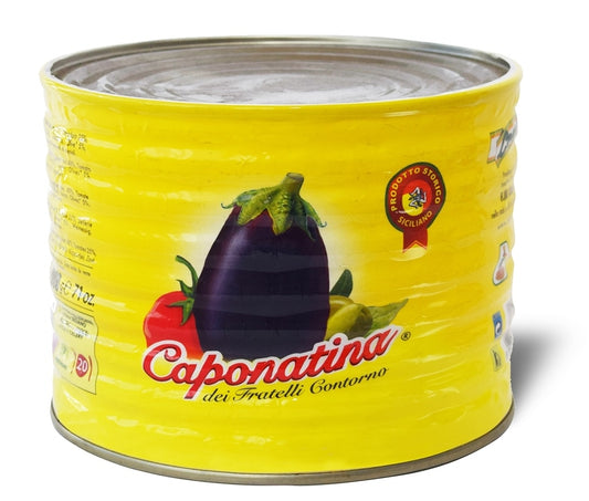 CONTORNO  CAPONATA DI MELANZANE - 2KG TIN