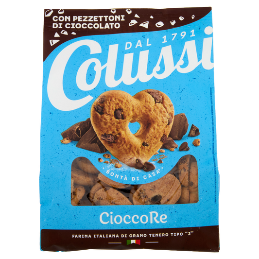 COLUSSI BISCOTTI CIOCCOLATO IN PEZZI 500g (8 in a box)