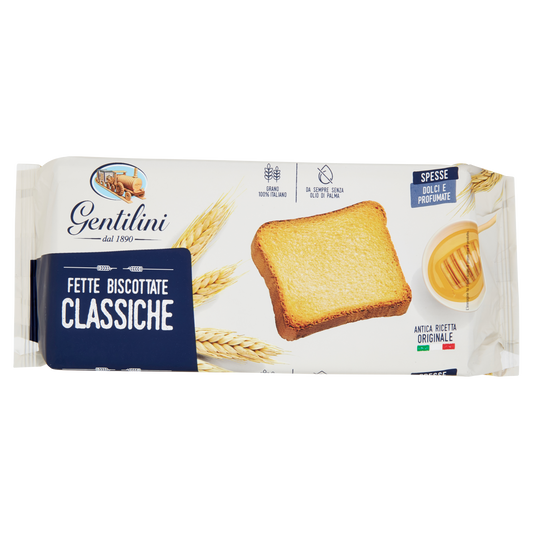 GENTILINI FETTE BISCOTTATE CLASSICHE 185g (12 in a box)