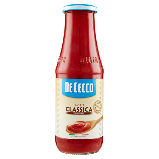DE CECCO PASSATA DI POMODORO CLASSICA 700g (12 in a box)available from our italian retail store
