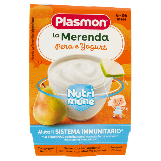 PLASMON YOGURT PERA 240g (12 in a box)available from our italian retail store