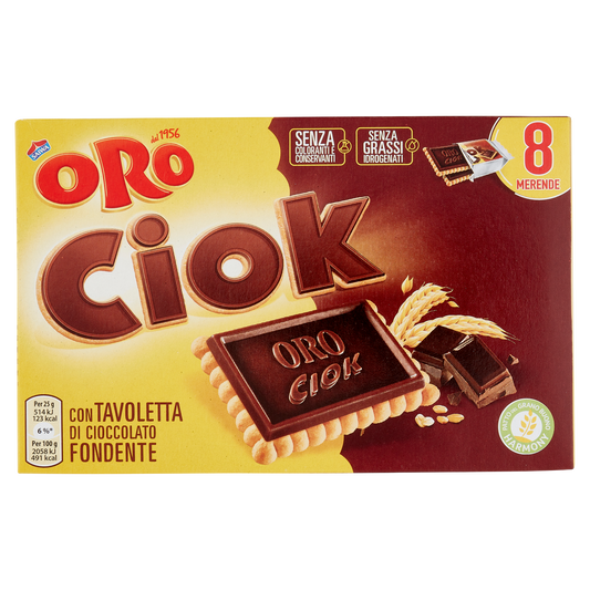 SAIWA ORO CIOCK FONDENTE X8 200g (14 in a box)