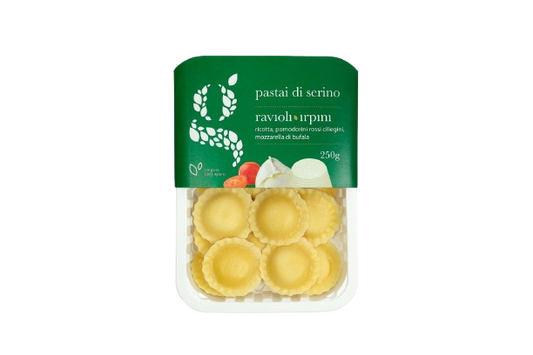 GRAZIANO RAVIOLI RICOTTA, POMODORO E MOZZARELLA 250g (6 in a box)