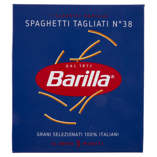 BARILLA PASTA DI SEMOLA SPAGHETTI TAGLIATI N.38 500g  (32 in a box)