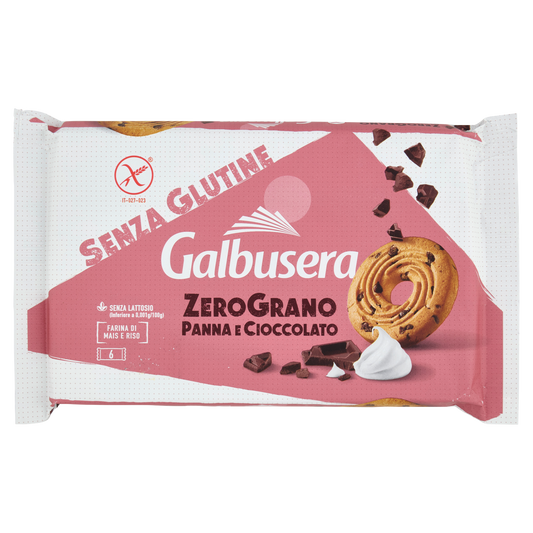 GALBUSERA ZEROGRANO PANNA E CACAO gluten-free 220g (14 in a box)