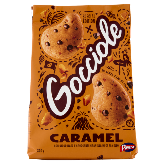 PAVESI GOCCIOLE AL CARAMELLO 300g (12 in a box)