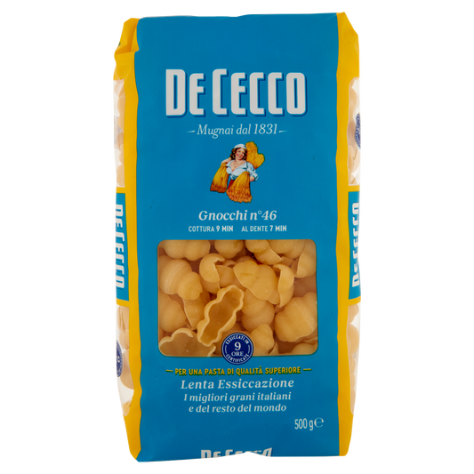 DE CECCO PASTA DI SEMOLA GNOCCHI 500g (24 in a box)