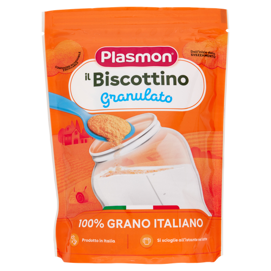 PLASMON BISCOTTINO GRANULATO 350g (6 in a box)available from our italian retail store