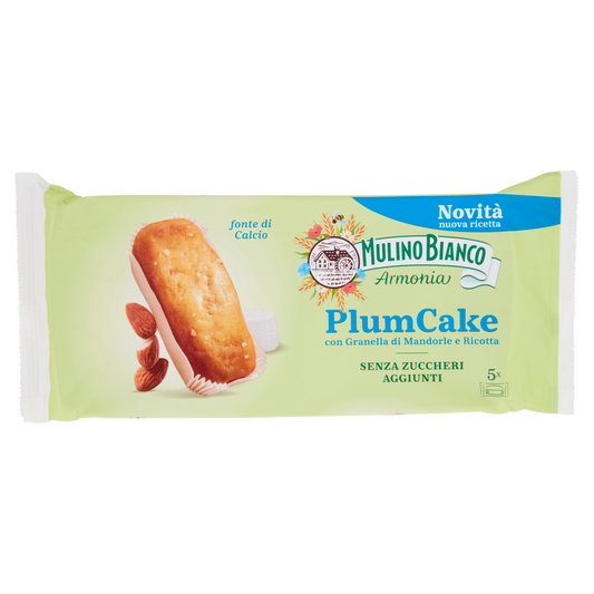 MULINO BIANCO PLUMCAKE SENZA ZUCCHERI 155g (10 in a box)