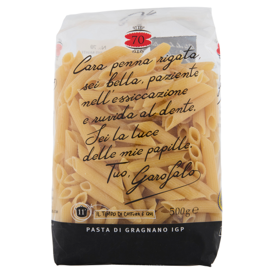 GAROFALO PASTA DI SEMOLA PENNE ZITI RIGATI 500g (16 in a box)available from our italian retail store