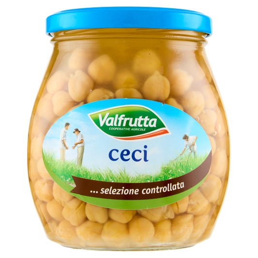 VALFRUTTA VALFRUTTA CECI IN VASO 580g (6 in a box)