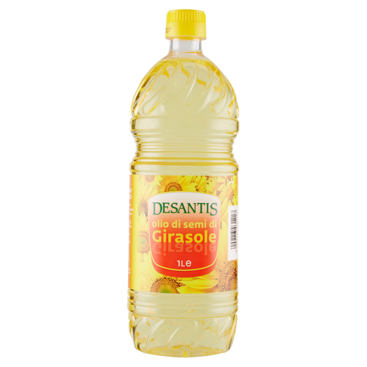 DESANTIS OLIO SEMI DI GIRASOLE 5lt (2 in a box)available from our italian retail store