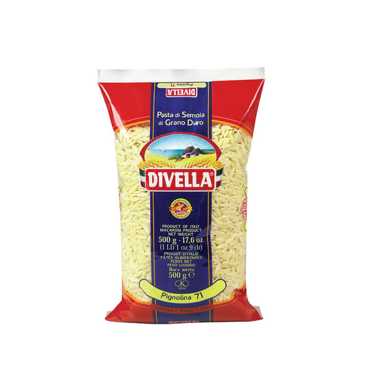 DIVELLA PASTINA PIGNOLINA N.71 500g (24 in a box)available from our italian retail store