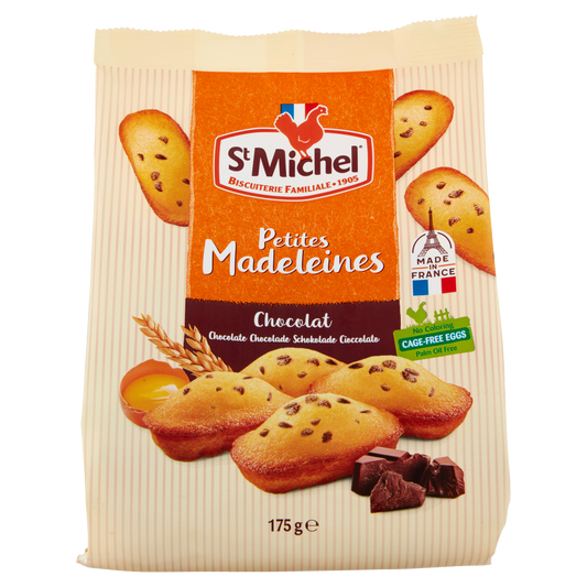 BAHLSEN MINI MADELINE GOCCE DI CIOCCOLATO 125g (10 in a box)
