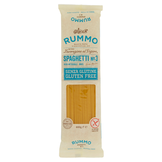RUMMO SPAGHETTI SENZA GLUTINE 400g (12 in a box) available from our italian retail store