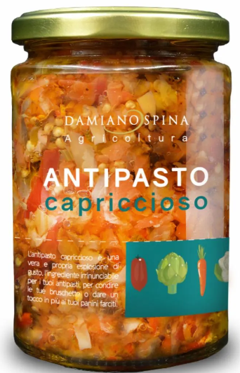 DAMIANO SPINA ANTIPASTO CAPRICCIOSO 330g (6 in a box)