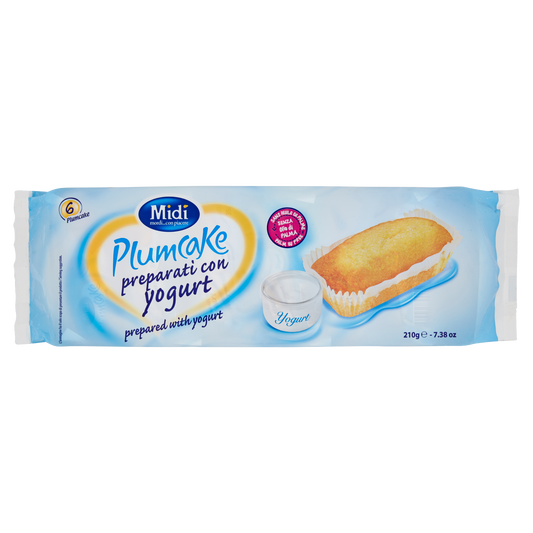 MIDI' PLUMCAKE YOGURT X6 210g (18 in a box)