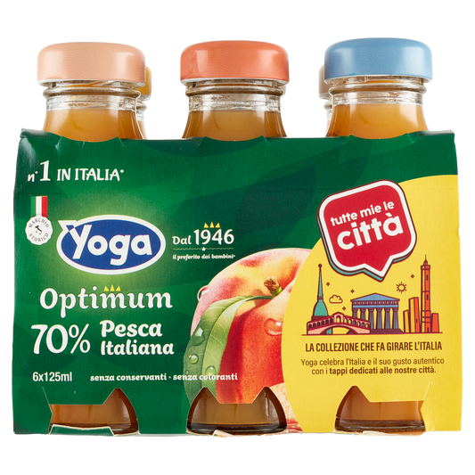 YOGA OPTIMUM SUCCO PESCA 125ml x6750ml (8 in a box)