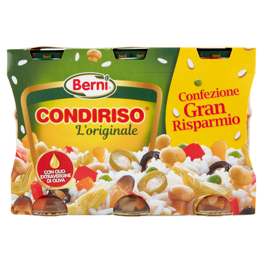 BERNI CONDIRISO ORIGINALE X3 900g (4 in a box)available from our italian retail store