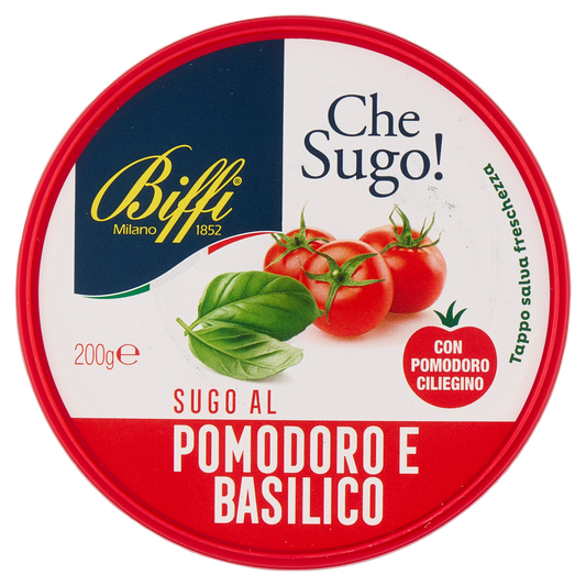 BIFFI SUGO NAPOLETANO POMODORO E BASILICO 200g (6 in a box)available from our italian retail store