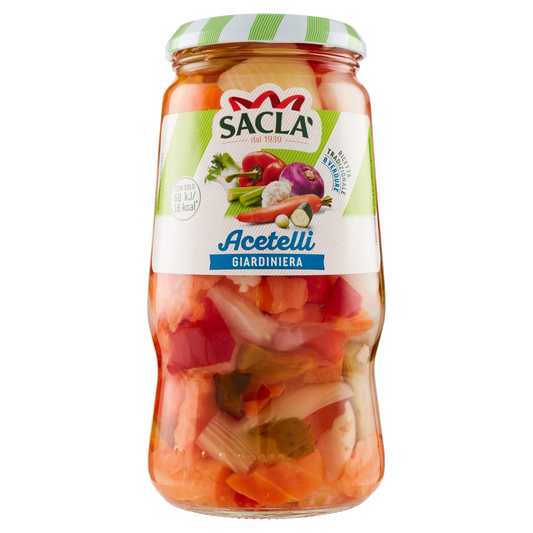 SACLA' GIARDINIERA 560g (12 in a box)available from our italian retail store