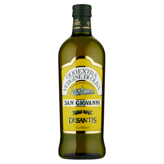 DESANTIS SAN GIOVANNI OLIO EXTRAVERGINE D'OLIVA 1lt (12 in a box)available from our italian retail store