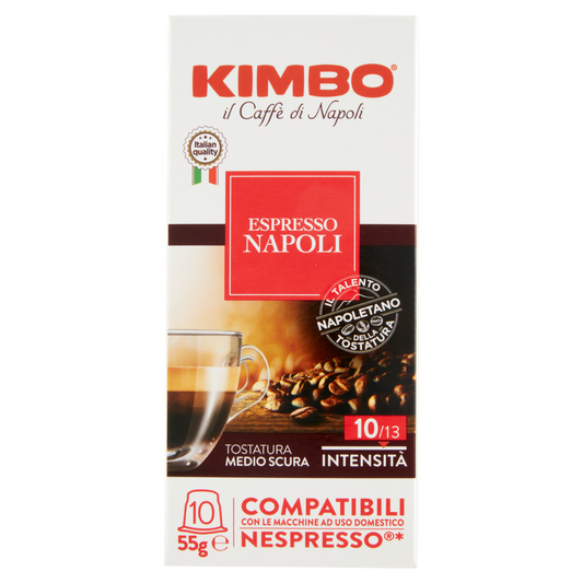 KIMBO CAPSULE NAPOLI X 10 (10 in a box)