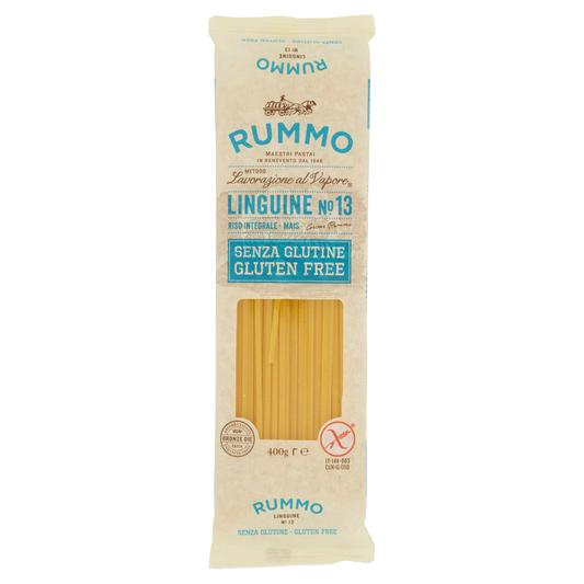 RUMMO LINGUINE SENZA GLUTINE N.13 400g (12 in a box) available from our italian retail store