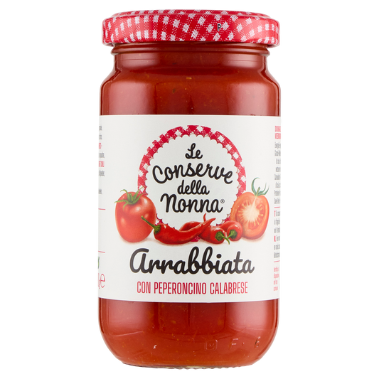 CONSERVE DELLA NONNA SUGO ALL'ARRABBIATA 190g (12 in a box) available from our italian retail store