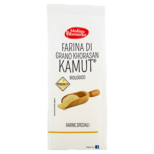 MOLINO ROSSETTO FARINA DI KAMUT ORGANIC 400g (10 in a box)available from our italian retail store