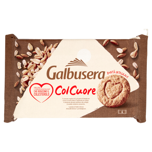 GALBUSERA COL CUORE FROLLINO INTEGRALE FIBRE DI CEREALI 300g (9 in a box)