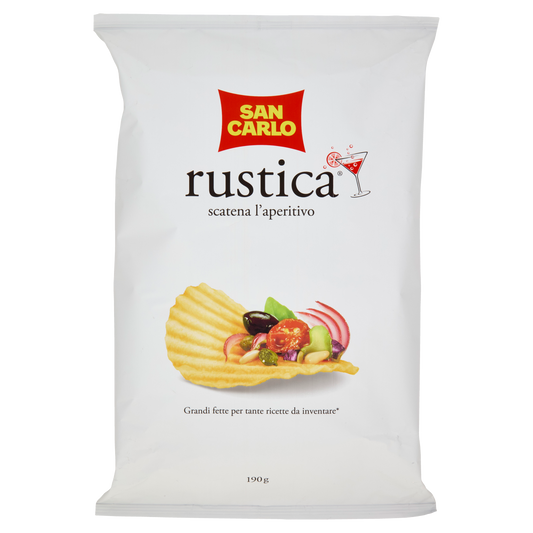 SAN CARLO PATATINE RUSTICHE 190g (14 in a box)available from our italian retail store