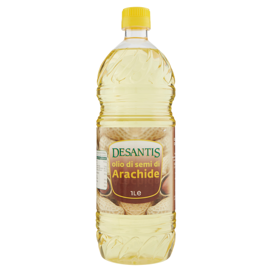 DESANTIS OLIO SEMI DI ARACHIDE 1lt (12 in a box)available from our italian retail store
