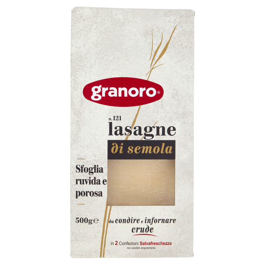 GRANORO LASAGNA SEMOLA 121 500g (12 in a box)
