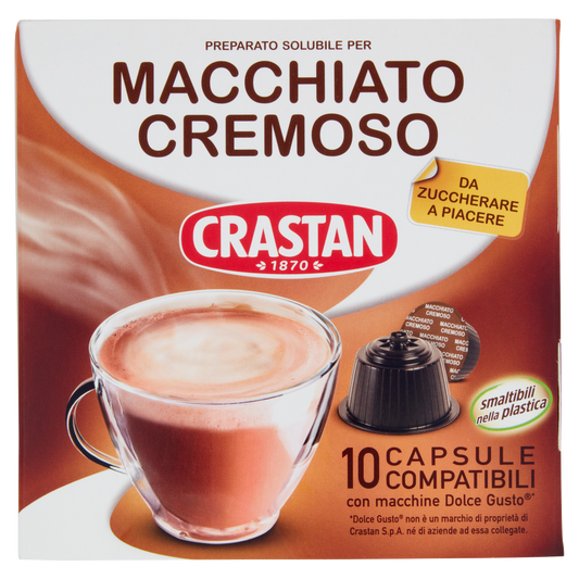 CRASTAN CAFFE' MACCHIATO CAPSULE X 10 ( 8 in a box)