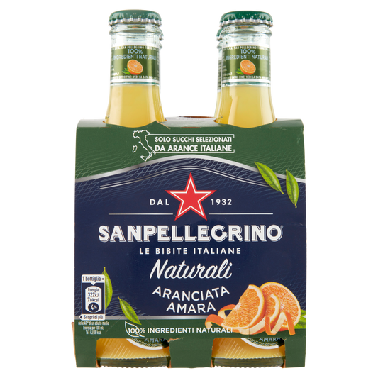 SANPELLEGRINO ARANCIATA AMARA 200ml X4 800ml (6 in a box)