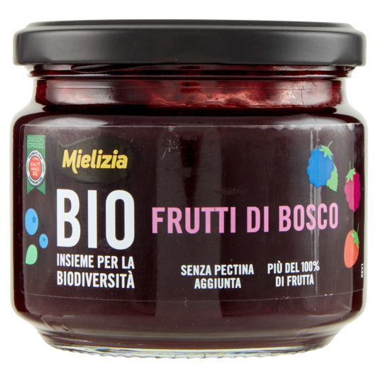 MIELIZIA CONFETTURA FRUTTI DI BOSCO 250g (6 in a box)available from our italian retail store