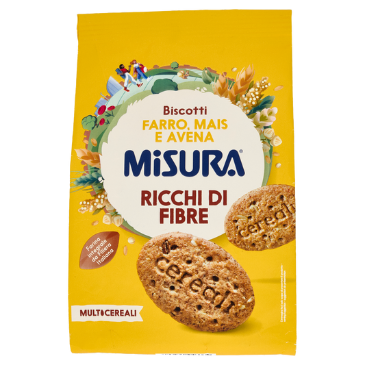 MISURA MULTIGRAIN BISCOTTI AI 6 CEREALI 330g (10 in a box)
