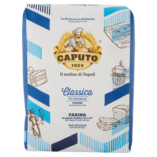 CAPUTO FARINA CLASSICA 00 5kg (single bag)available from our italian retail store