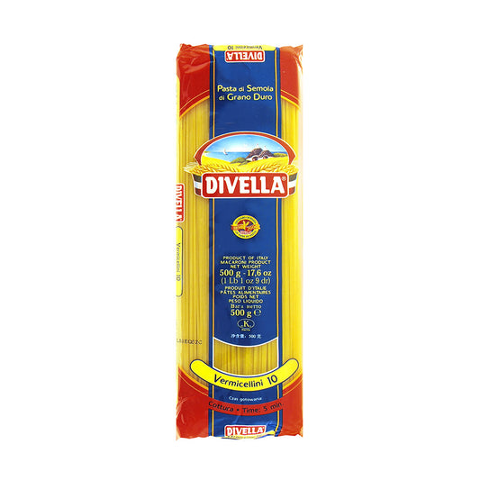 DIVELLA VERMICELLINI N 10 500g (36 in a box)available from our italian retail store