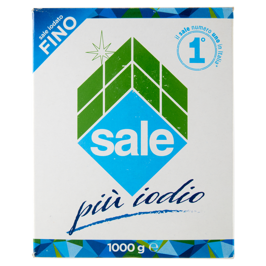 ITALKALI SALE DI SICILIA IODATO FINO 1kg (12 in a box)available from our italian retail store